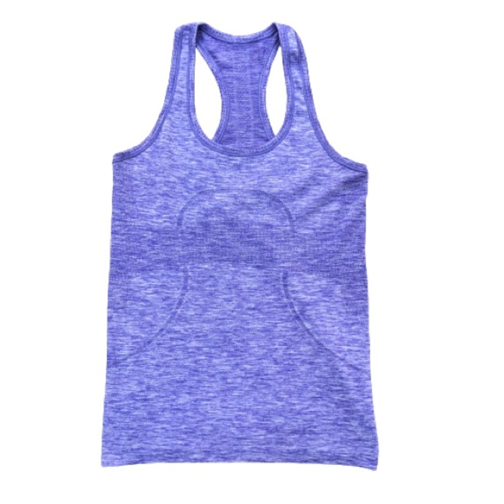 Lululemon Swiftly Tech Racerback Heathered Iris Flower Purple Lavender Size 6